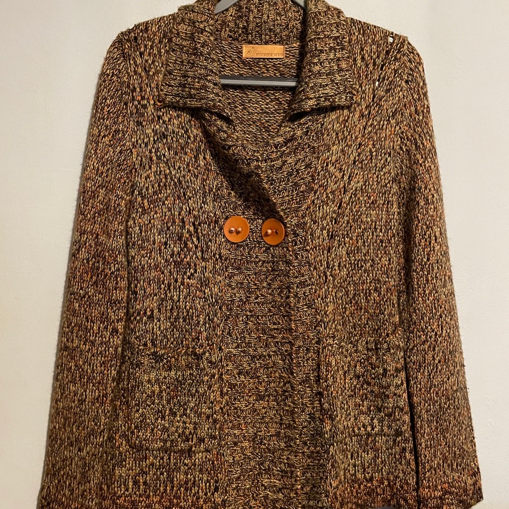 Women's Brown Tweed Jacket